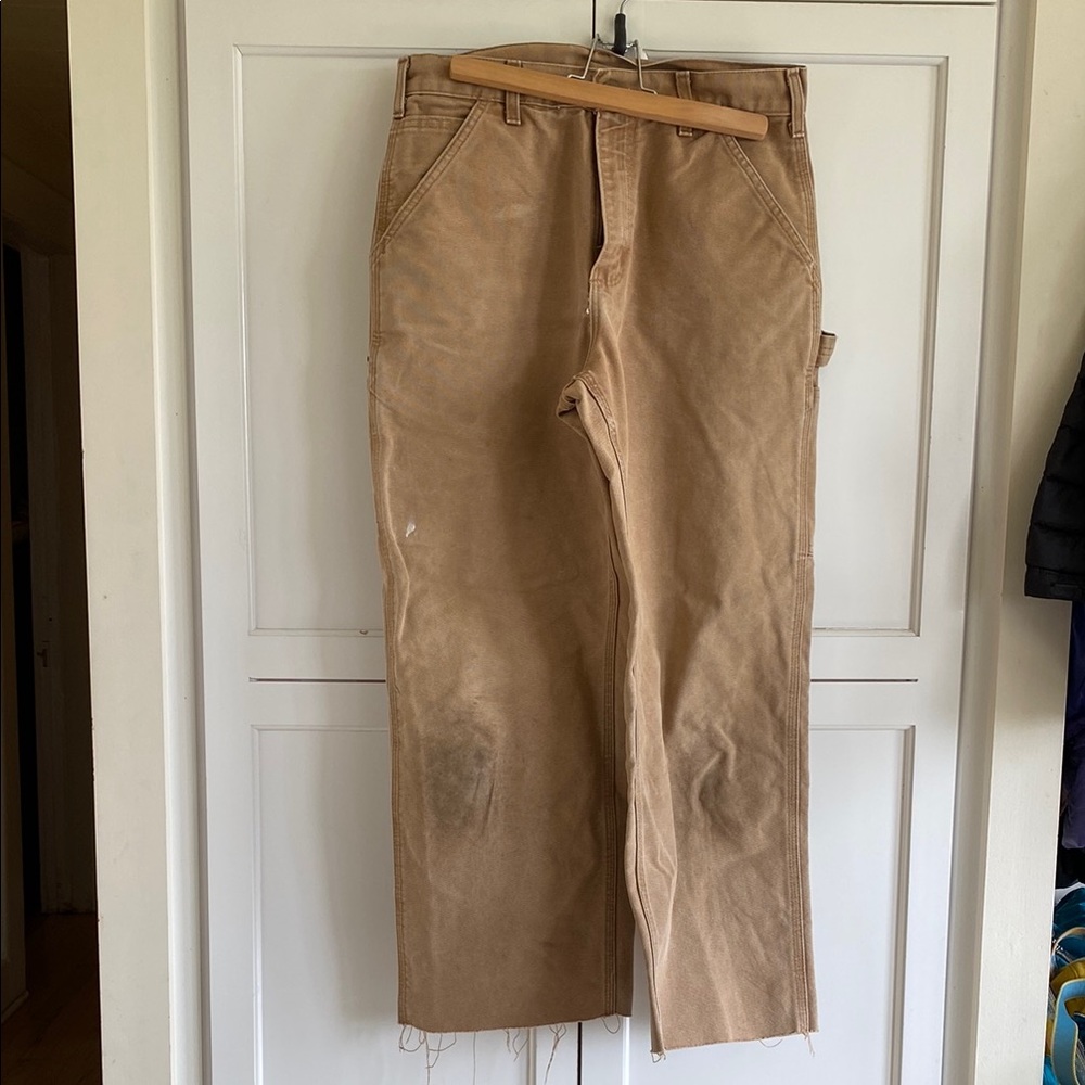 Vintage made in USA Carhart work pants 30x25